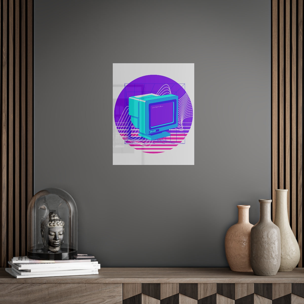 Vaporwave Unframed Poster