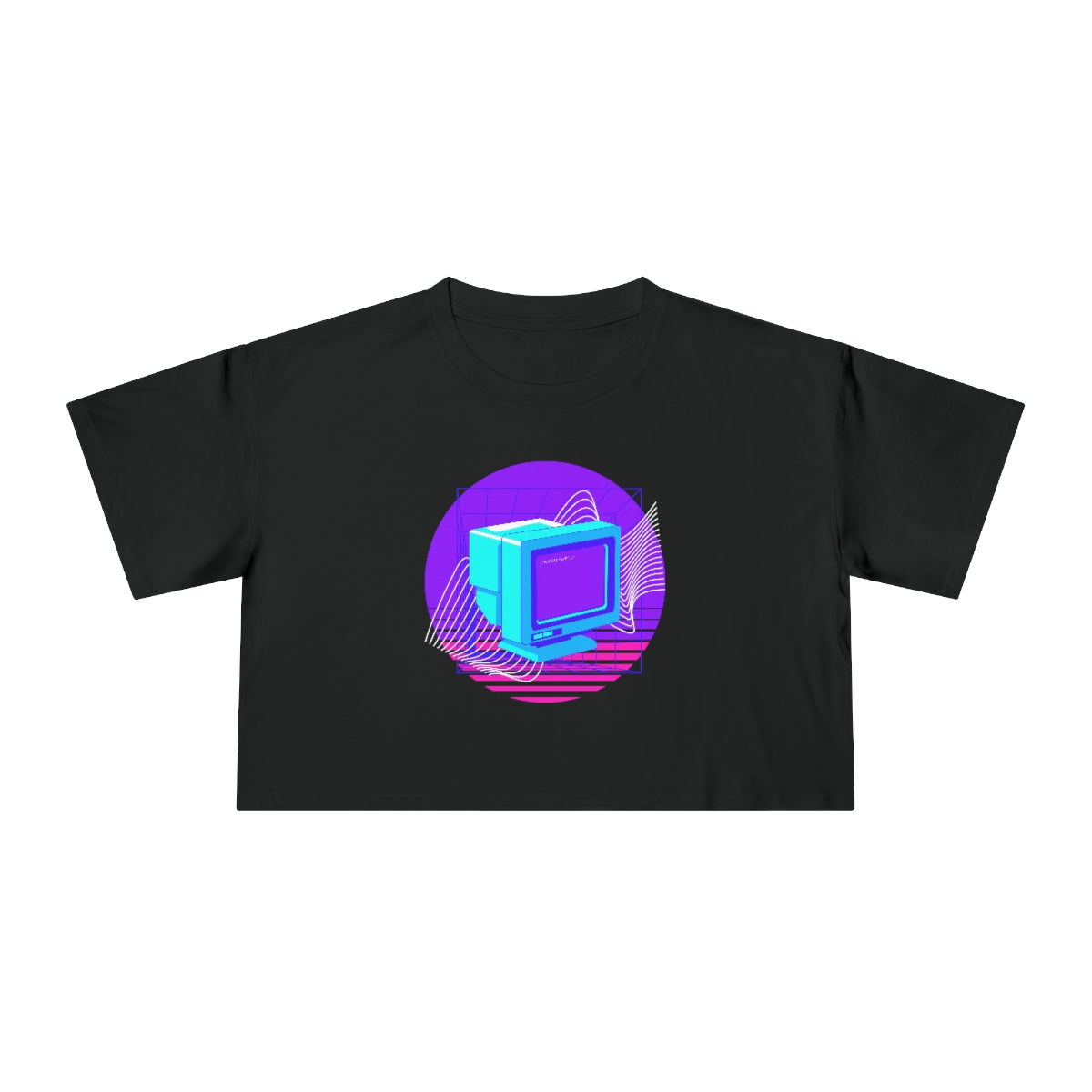 Vaporwave Women's Crop Tee