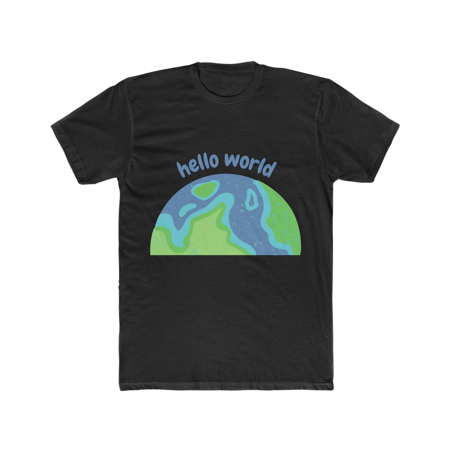 Hello World Men's Cotton Crew Tee