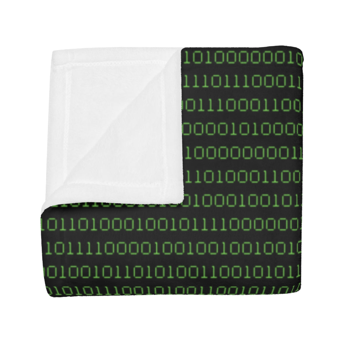 Binary Plush Fleece Blanket