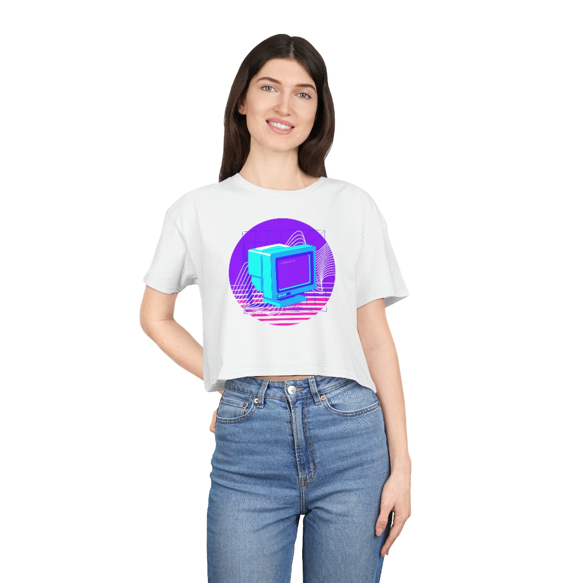 Vaporwave Women's Crop Tee