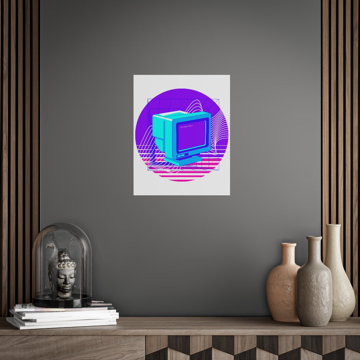 Vaporwave Unframed Poster