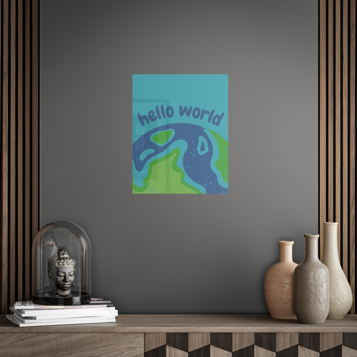 Hello World Unframed Poster