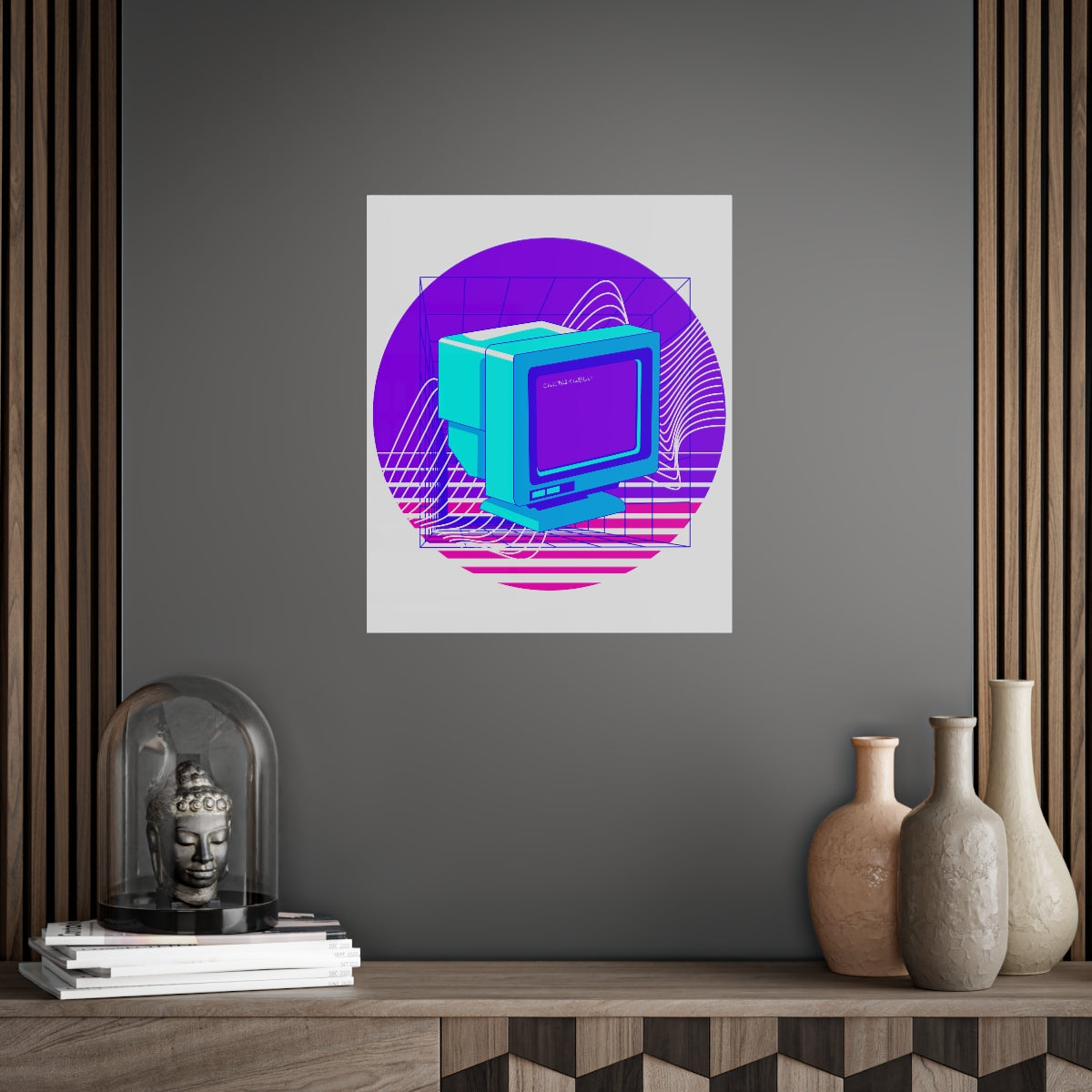 Vaporwave Unframed Poster