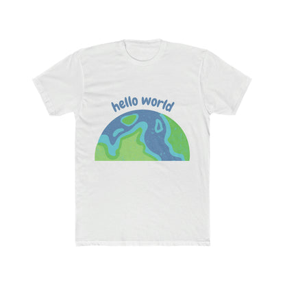 Hello World Men's Cotton Crew Tee