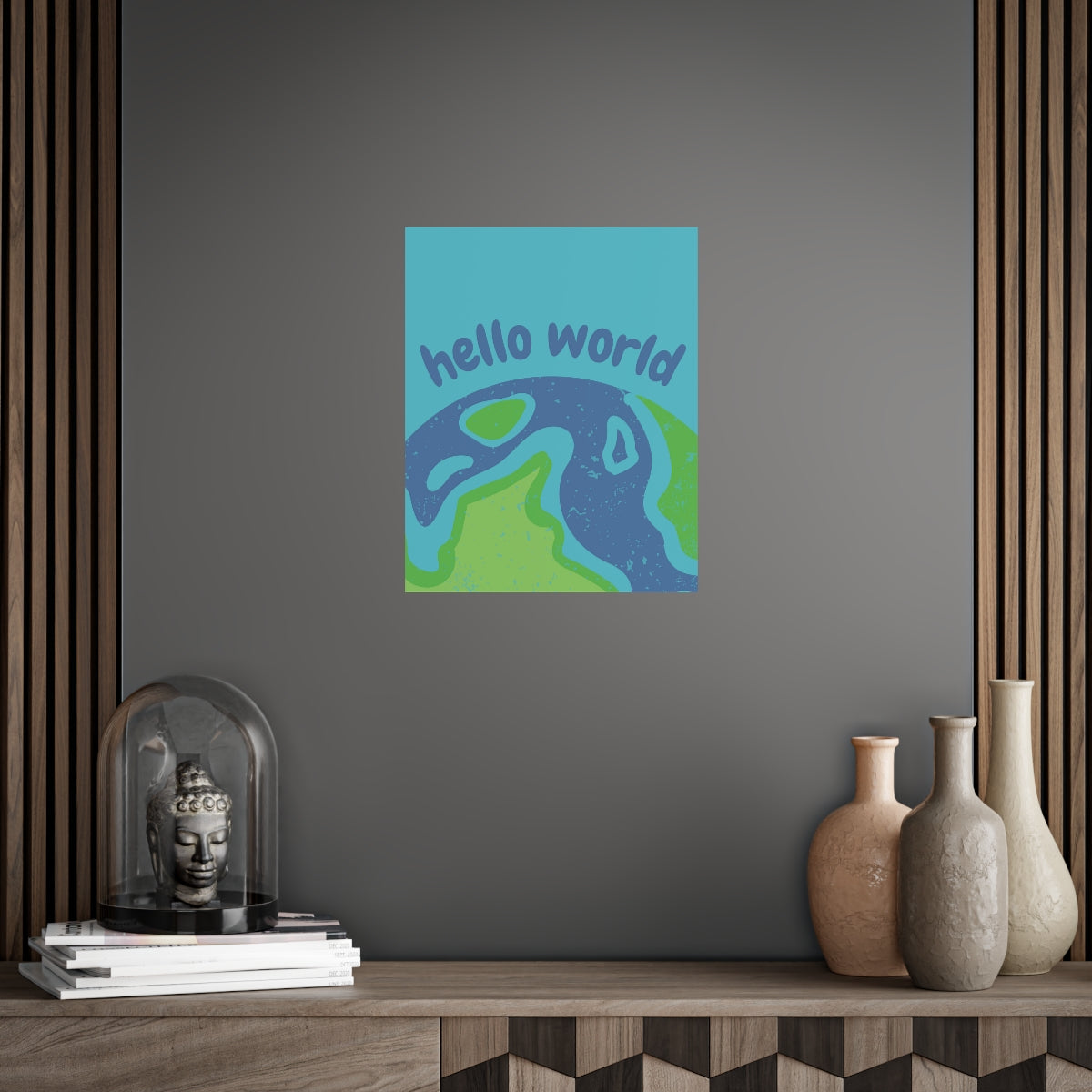 Hello World Unframed Poster