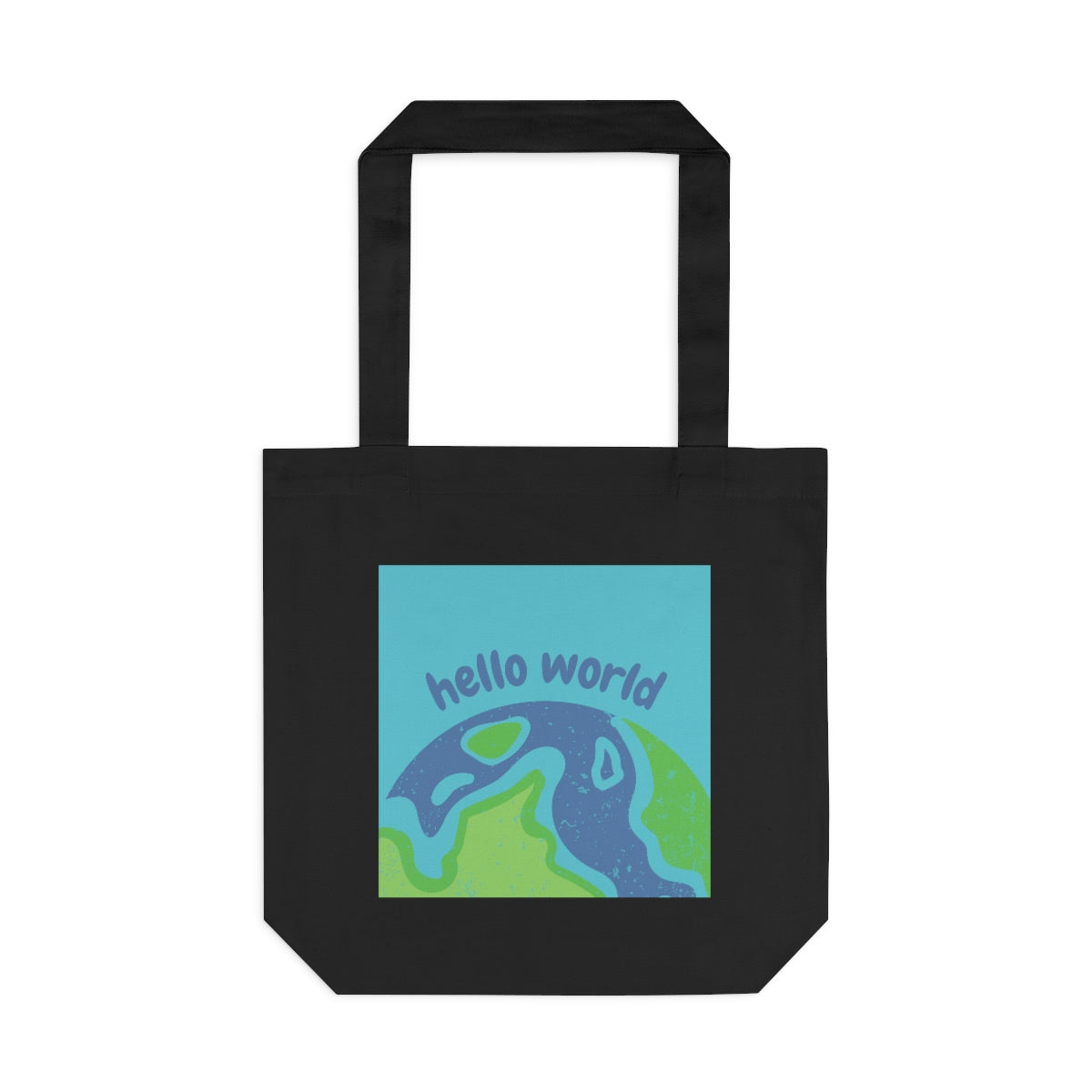 Hello World Cotton Tote Bag