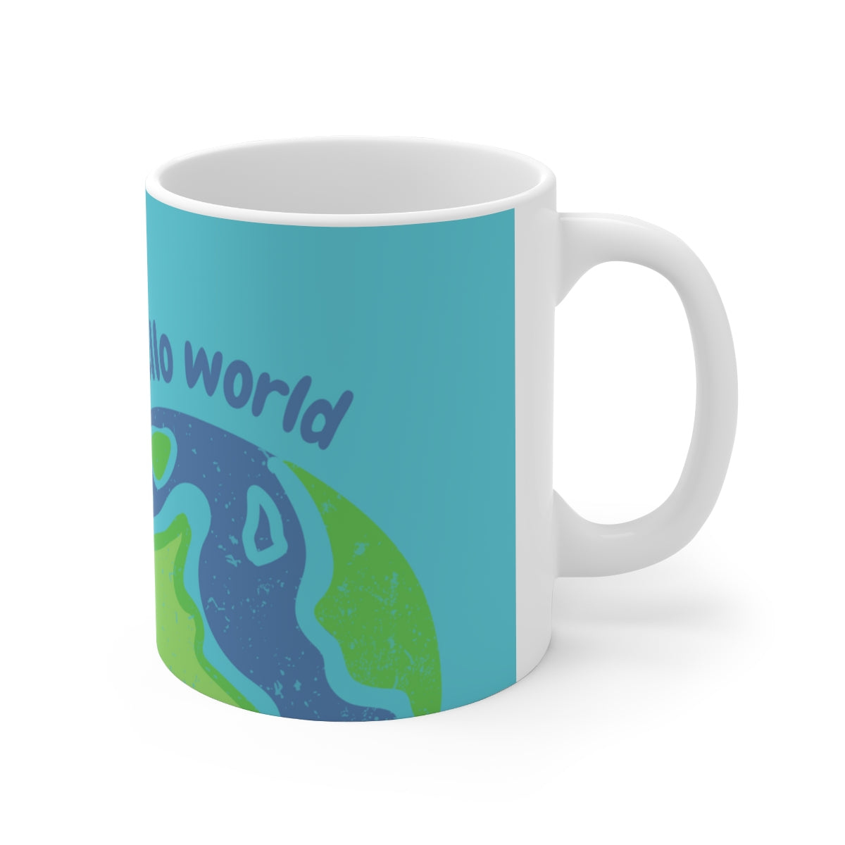 Hello World Ceramic Coffee Cup