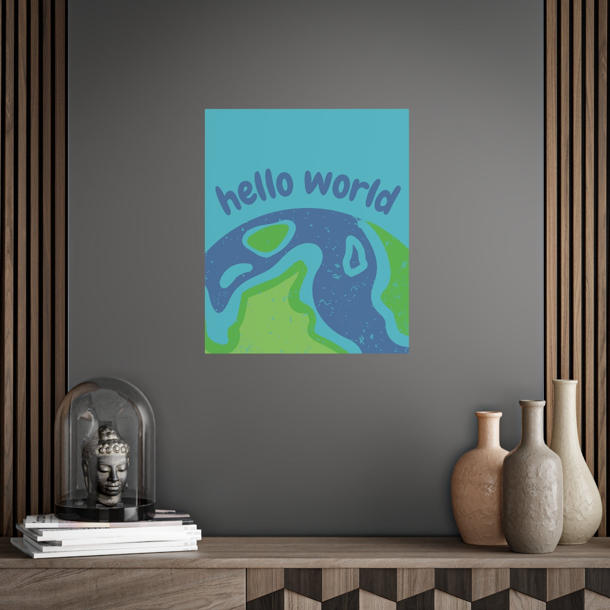 Hello World Unframed Poster