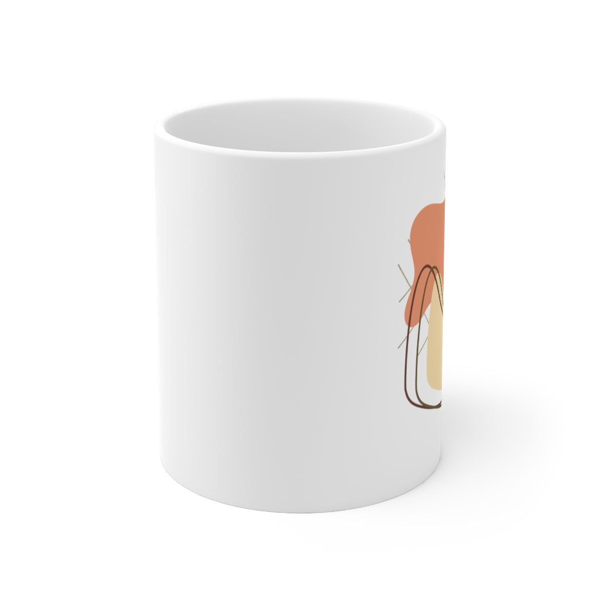 Abstraction Ceramic Coffee Cup