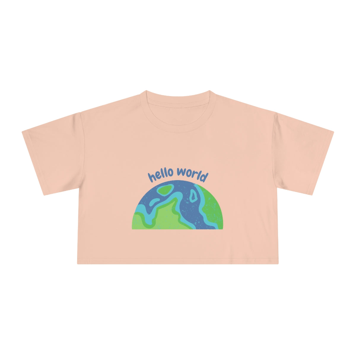 Hello World Women's Crop Tee