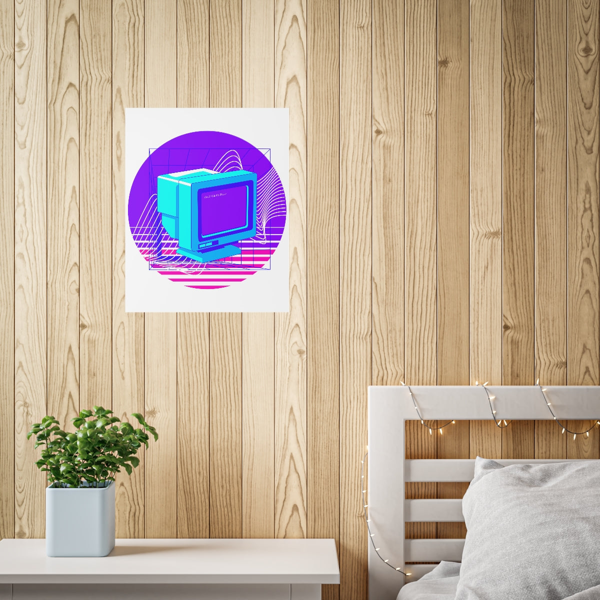 Vaporwave Unframed Poster