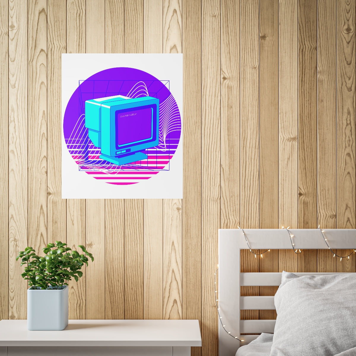 Vaporwave Unframed Poster