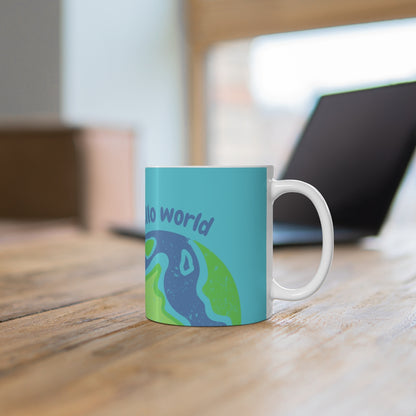 Hello World Ceramic Coffee Cup