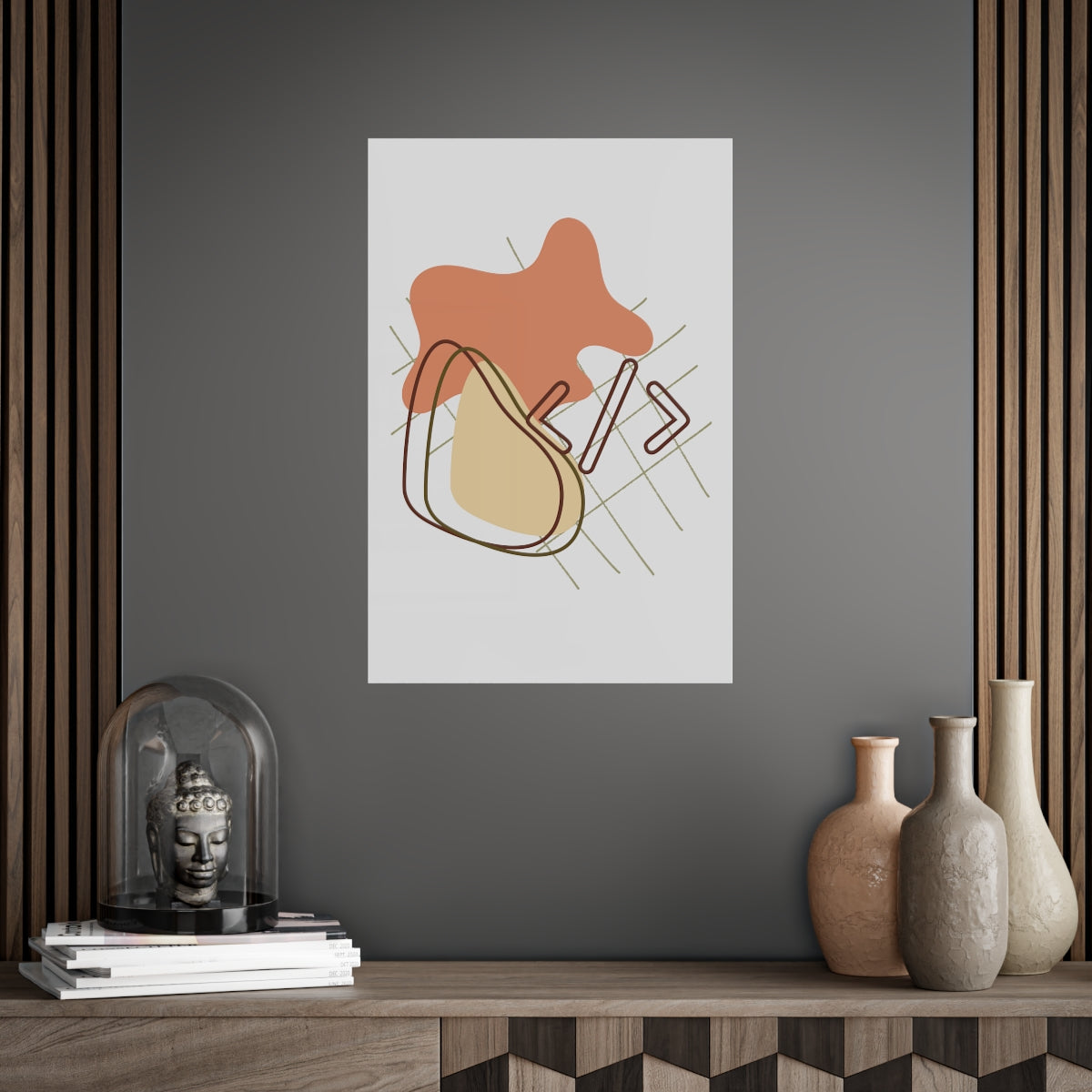 Abstraction Unframed Poster