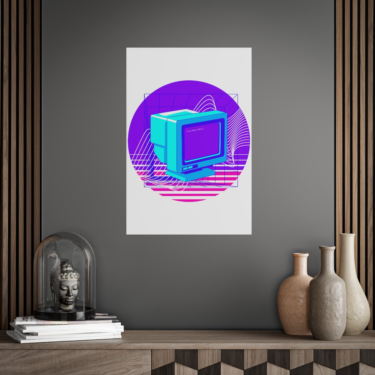 Vaporwave Unframed Poster