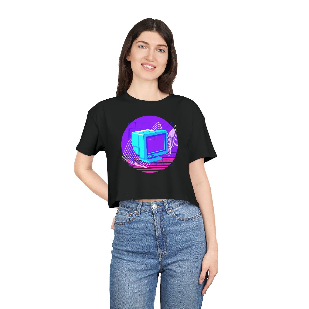 Vaporwave Women's Crop Tee