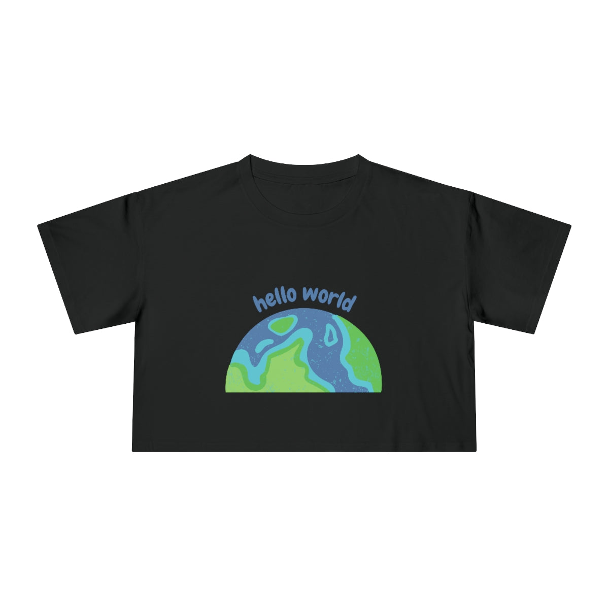 Hello World Women's Crop Tee