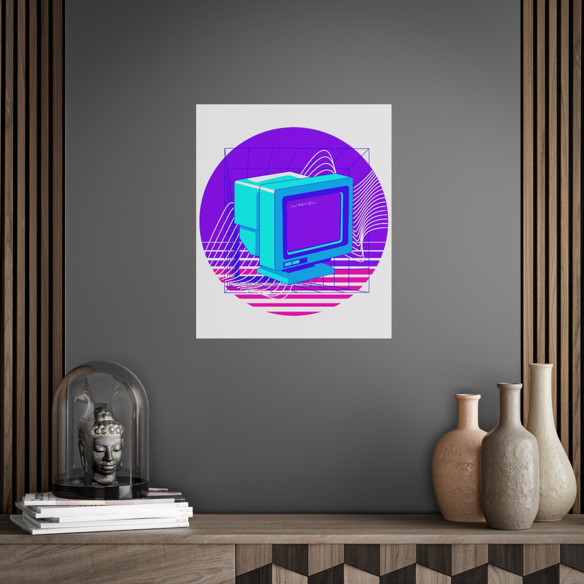 Vaporwave Unframed Poster