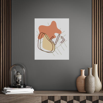 Abstraction Unframed Poster